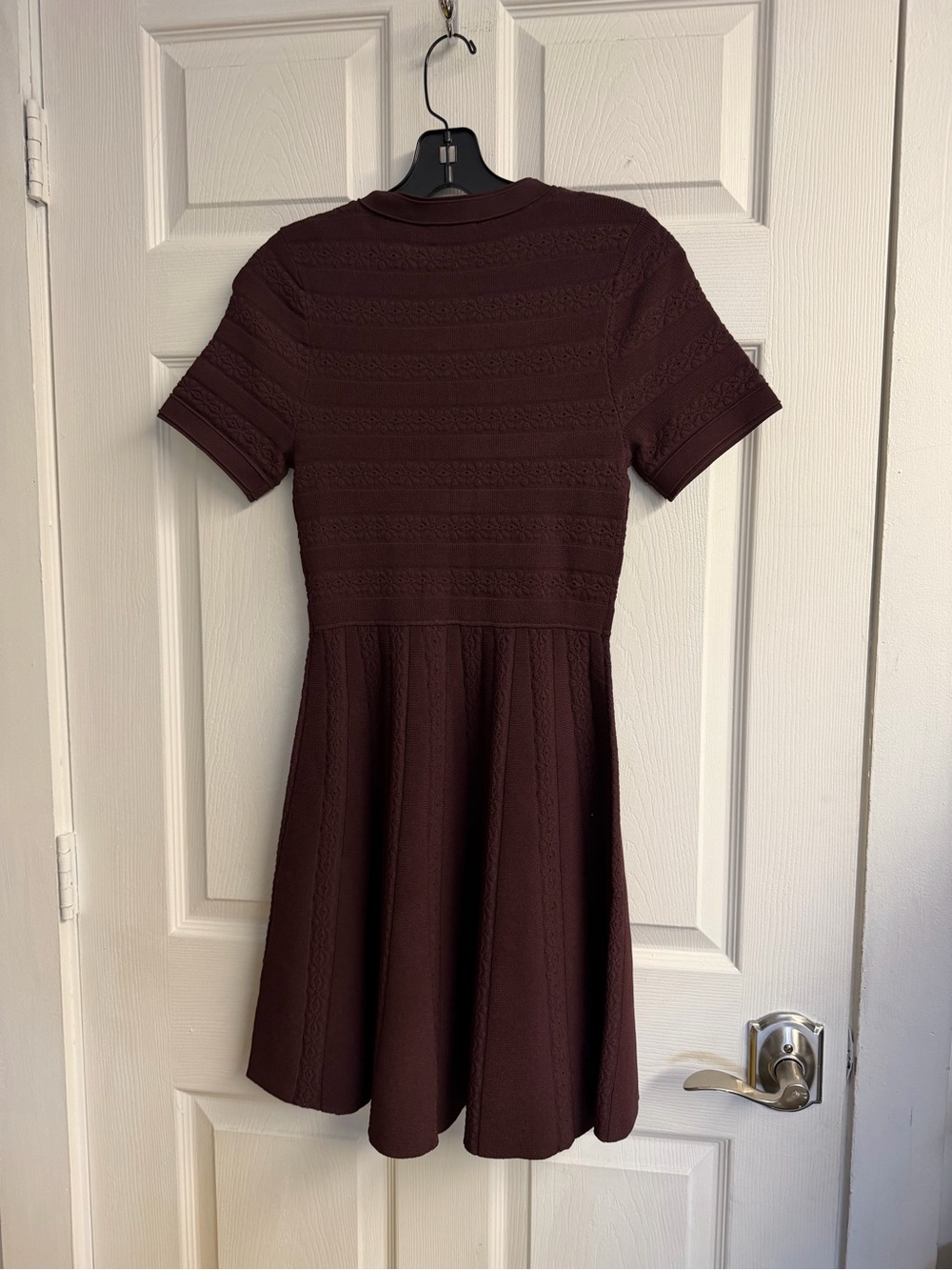 Milou Floral Knit Short Dress - Picture 5 of 6